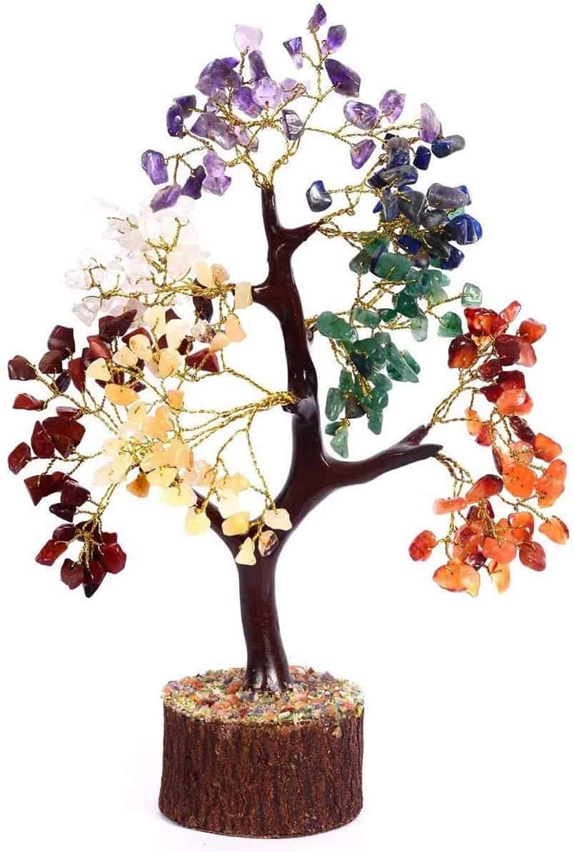 Crocon Chakra Gem Tree, Gift Ideas for Coworkers 