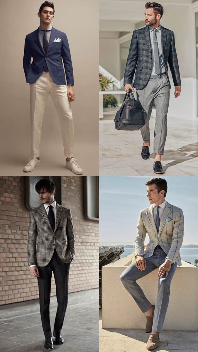How to wear men's suit blazer and trouser separates