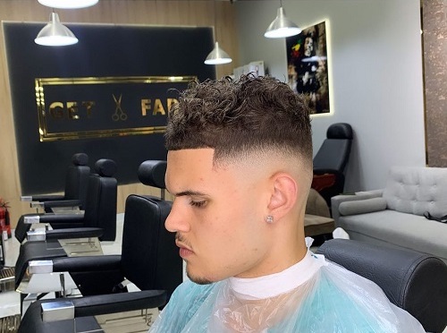 High mid fade for Men