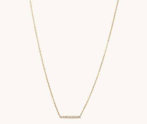 mejuri diamond necklace gift for girlfriend