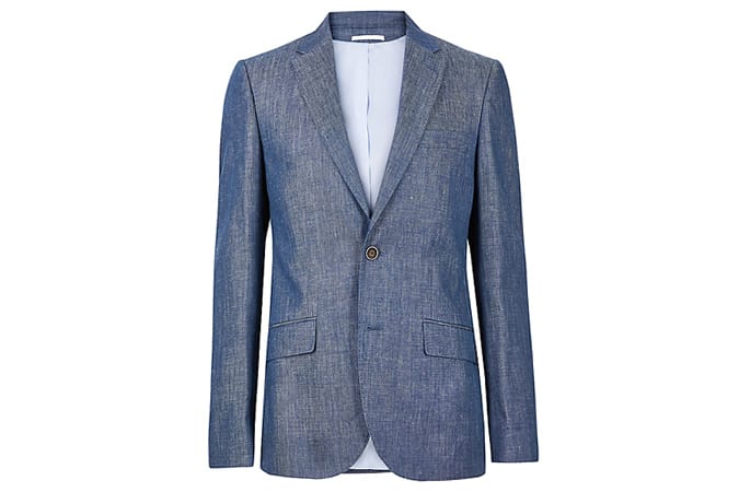 M&S COLLECTION Tailored Fit Linen Miracle Jacket