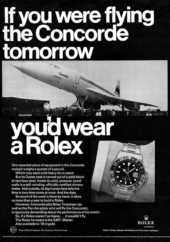 Rolex advert, 1969