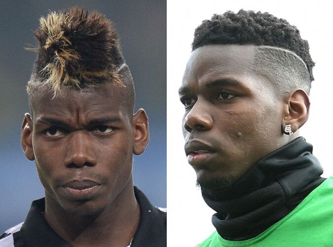 Paul Pogba Haircuts - Then and Now