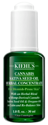 Kiehl’s Sativa Seed Oil Herbal Concentrate Hemp-Derived