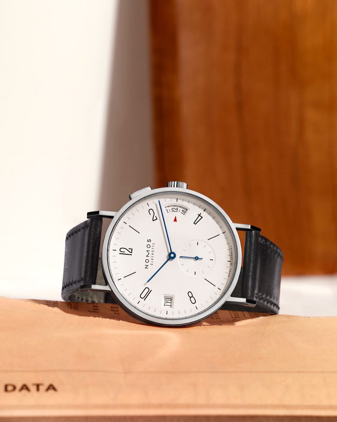 a Tangomat GMT watch by Nomos-Glashuette