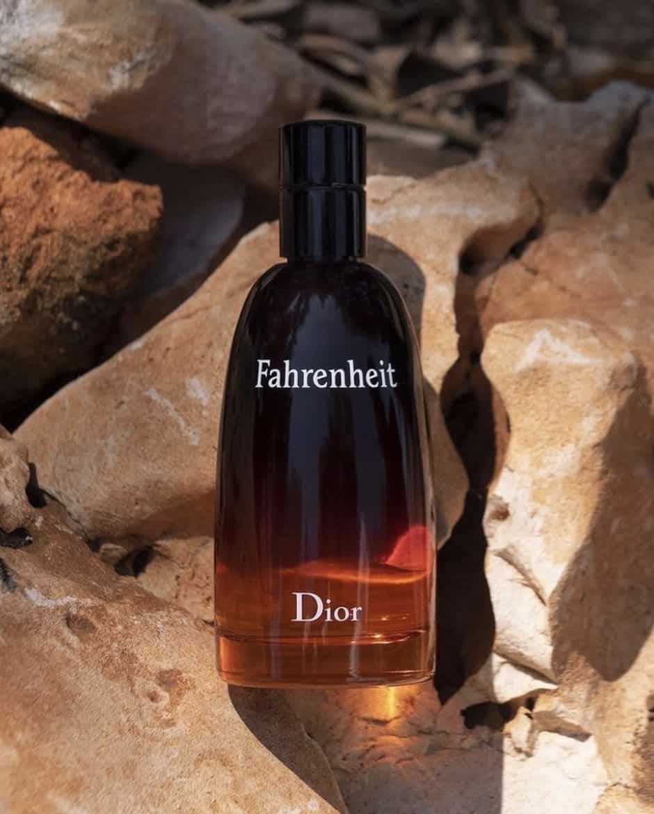 bottle of dior fahrenheit