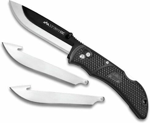 Outdoor Edge 3.5-Inch Pocket Knife With Replaceable Blades