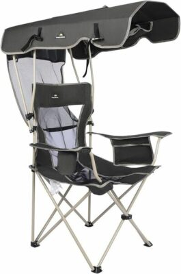 Camping Brothers Camping Chair with Shade Canopy