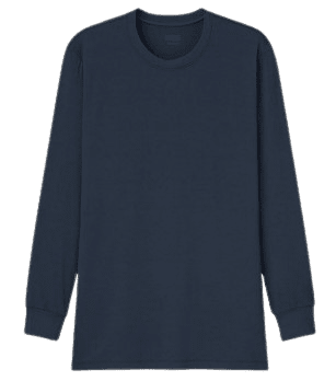 Uniqlo Men Heattech Crew Neck Long-Sleeve T-Shirt