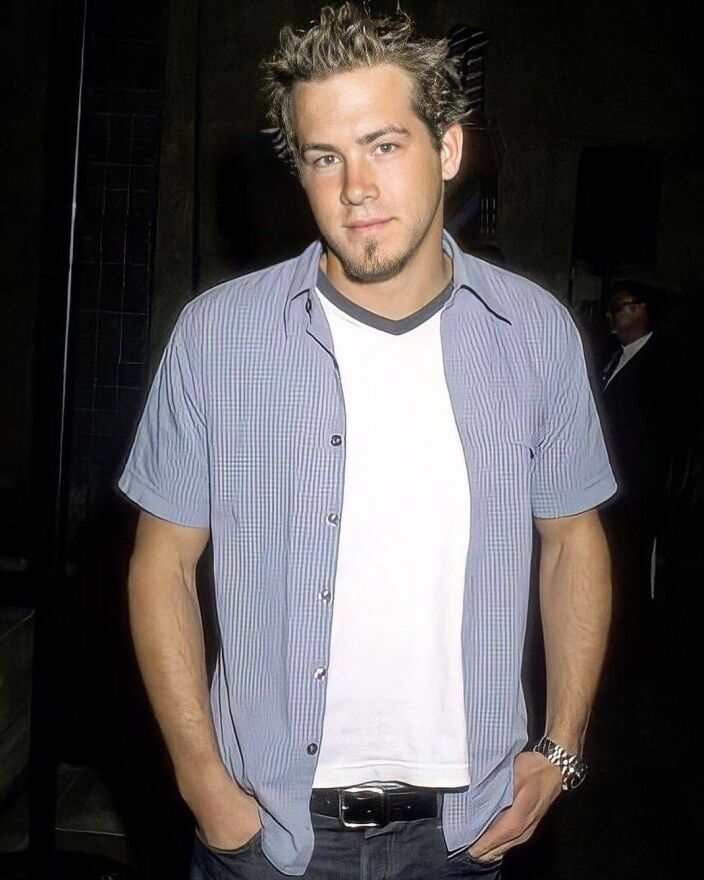 young ryan reynolds with a goatie