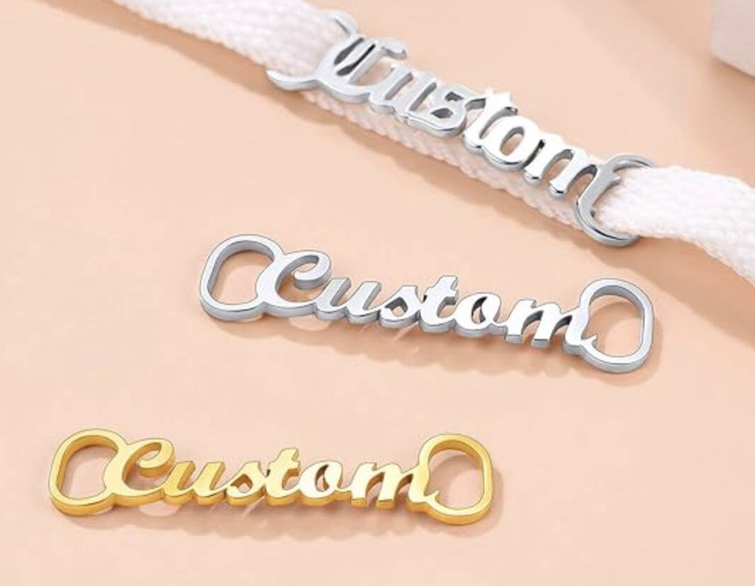 Customizable lace charms for sneakers