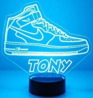 MMS Sneaker Personalized Night Light
