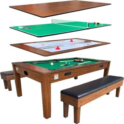 RACK Luxor 4-in-1 Multi-Game Pool Table