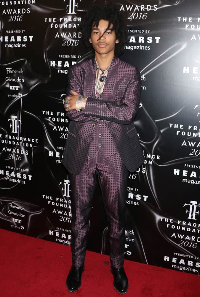 Luka Sabbat Wearing A Purple Suit