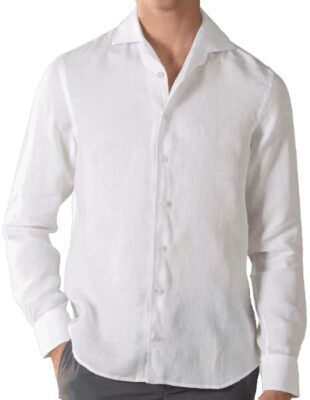 Aurélien White Linen Seaside Shirt