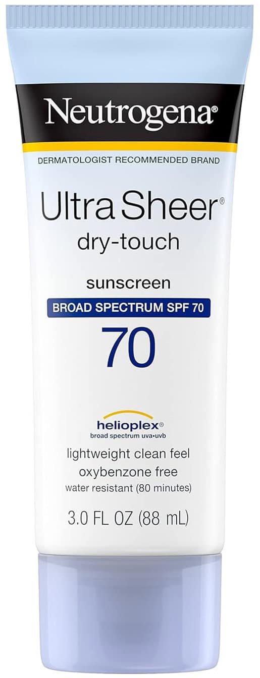 Neutrogena Ultra Sheer Dry-Touch Sun Lotion: best affordable sunscreens